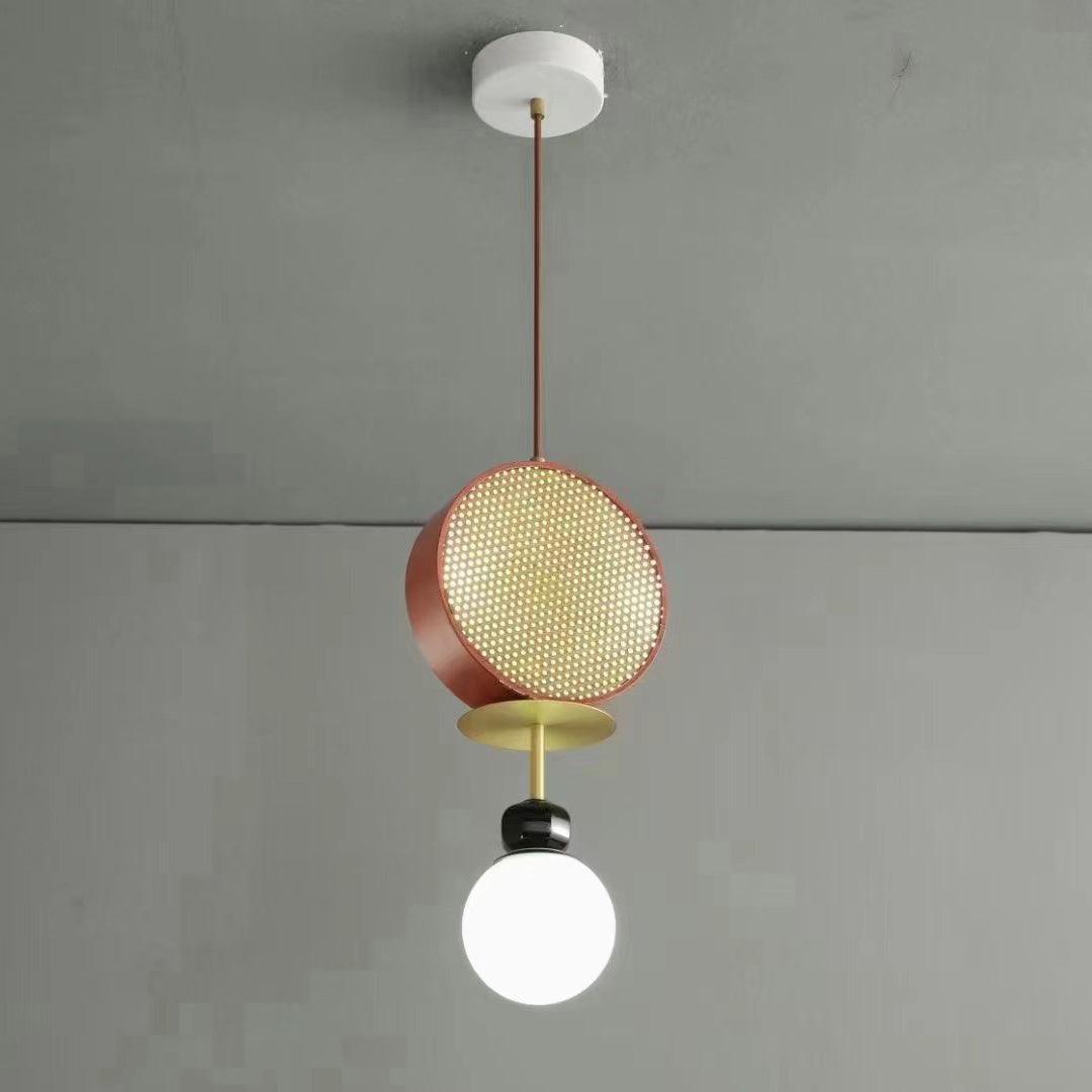 Circa Lampe Suspendue en Verre Vintage
