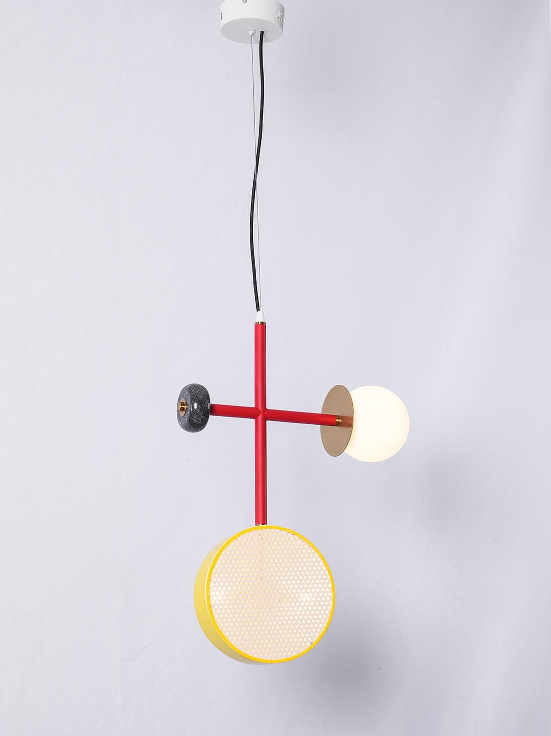 Circa Lampe Suspendue en Verre Vintage