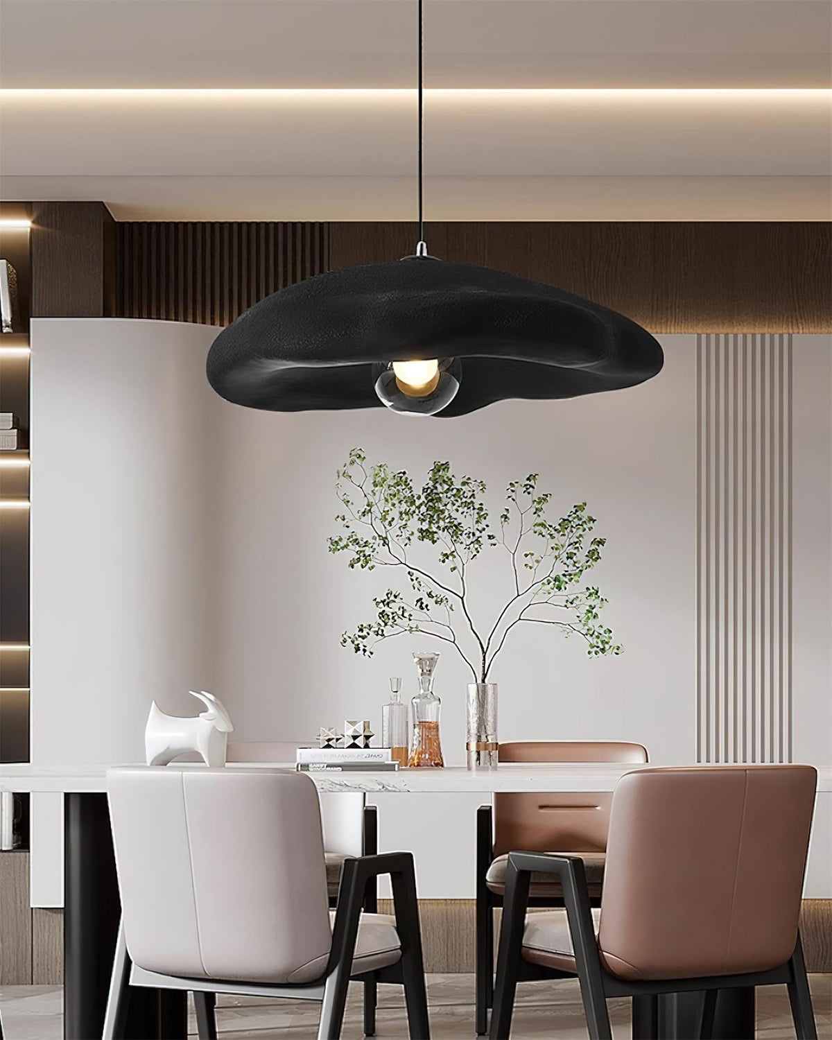 Odiva Organic Pendant Light-Neutral Decor