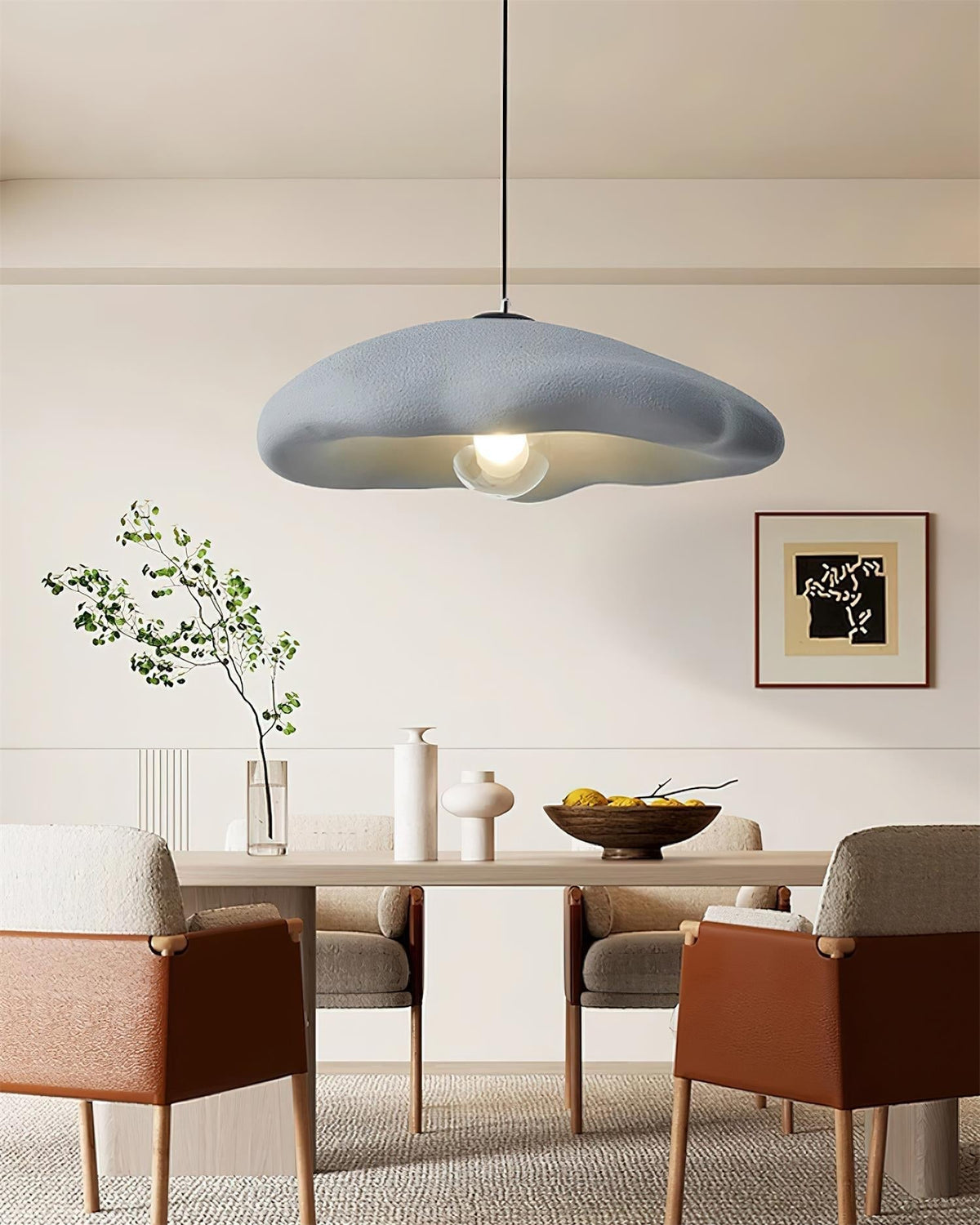 Odiva Organic Pendant Light-Neutral Decor