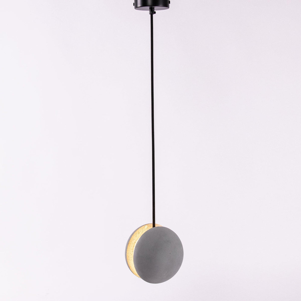 Finnetta Suspension Sphère en Béton Lune Minimaliste
