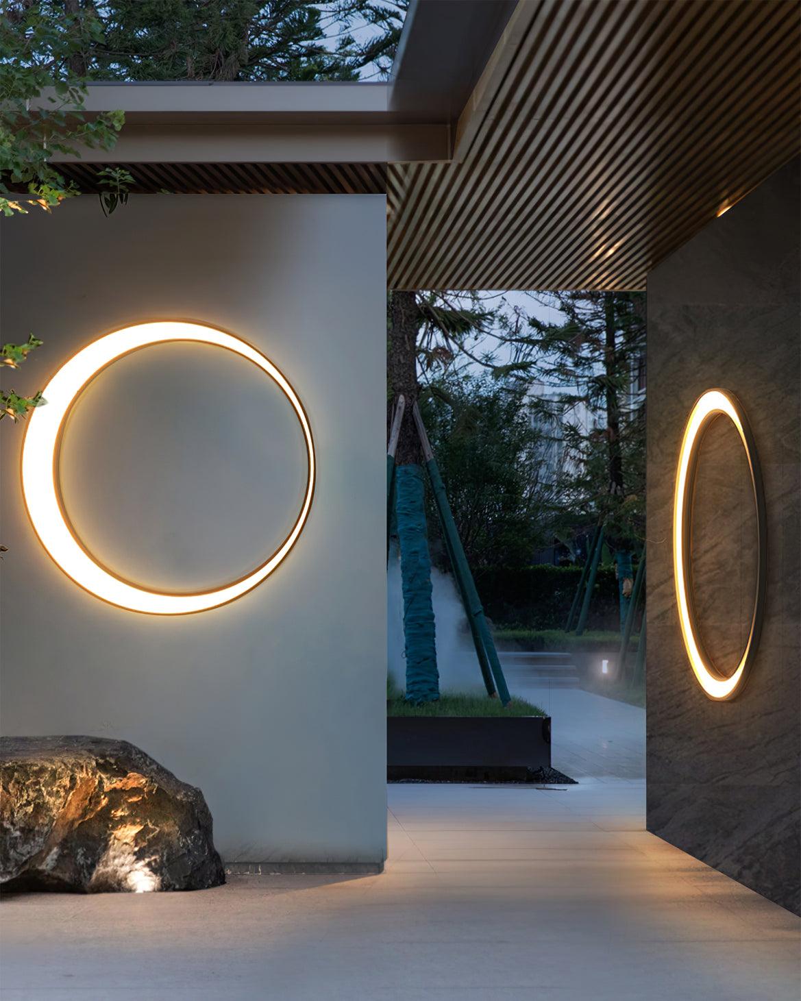 Aurien Applique Murale Extérieure LED Circulaire