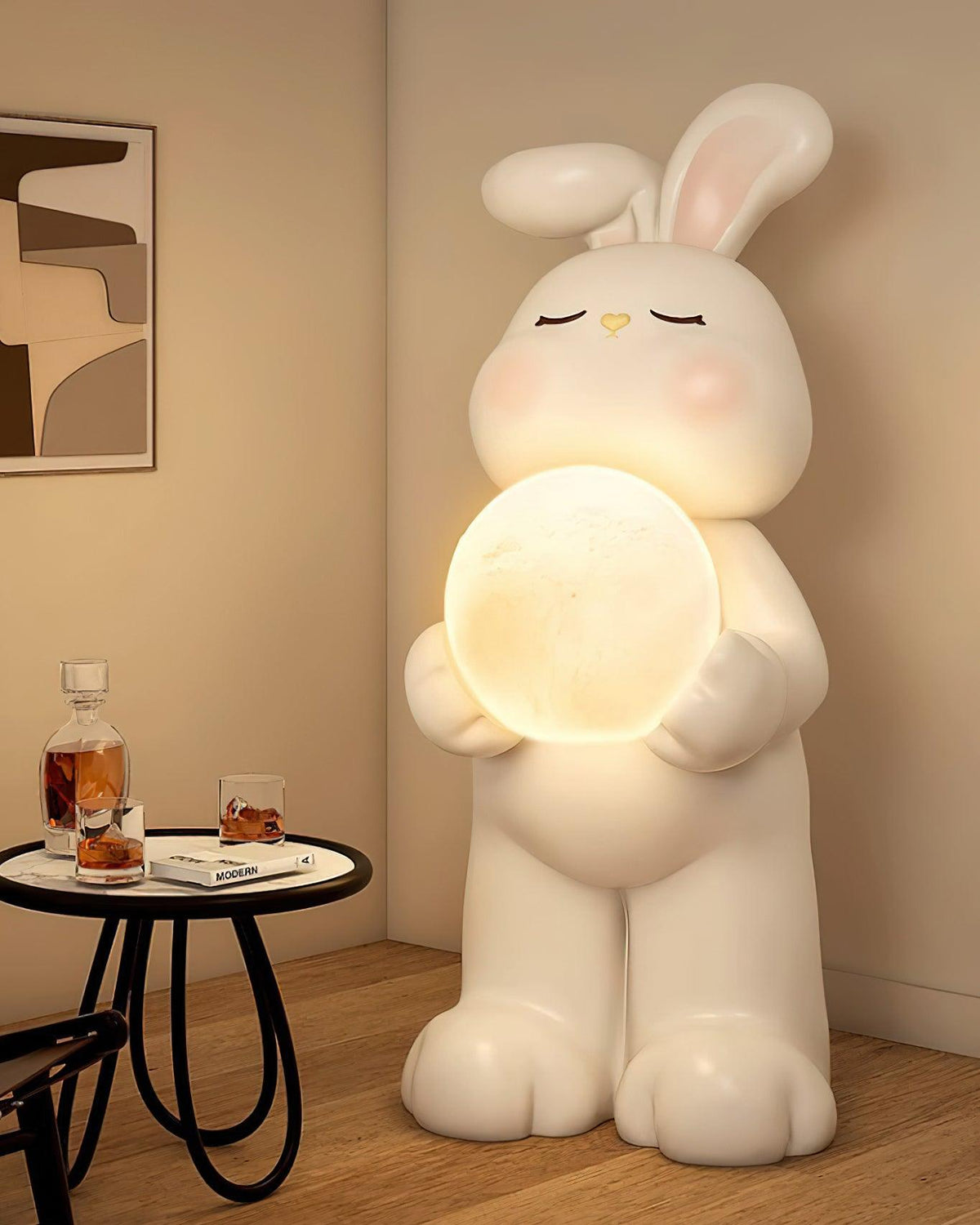 Moon Lampadaire Lapin