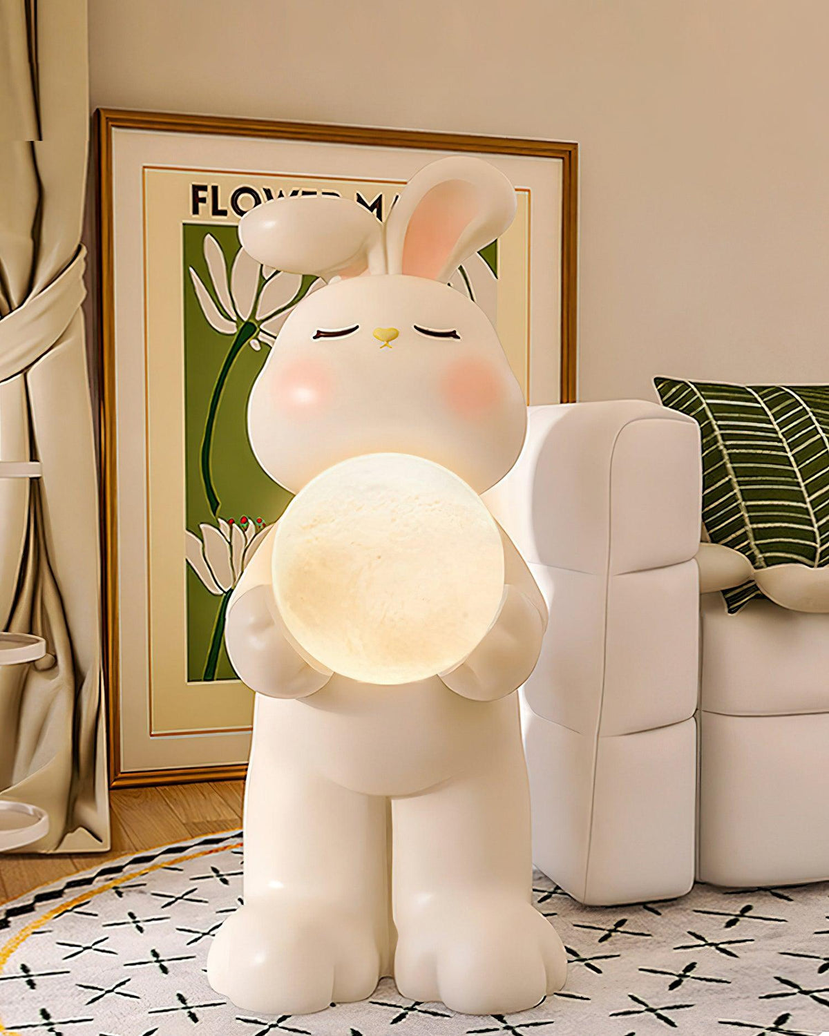 Moon Lampadaire Lapin