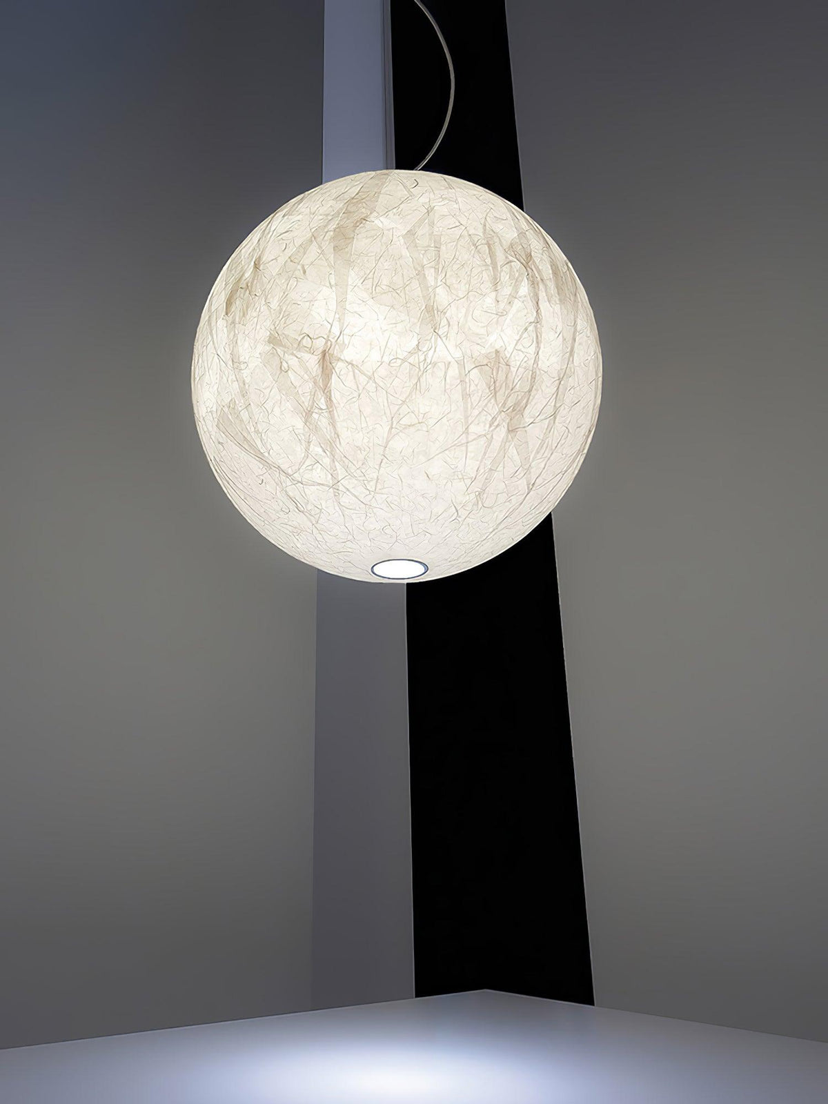 Globe Lampe Suspendue Minimaliste en Soie