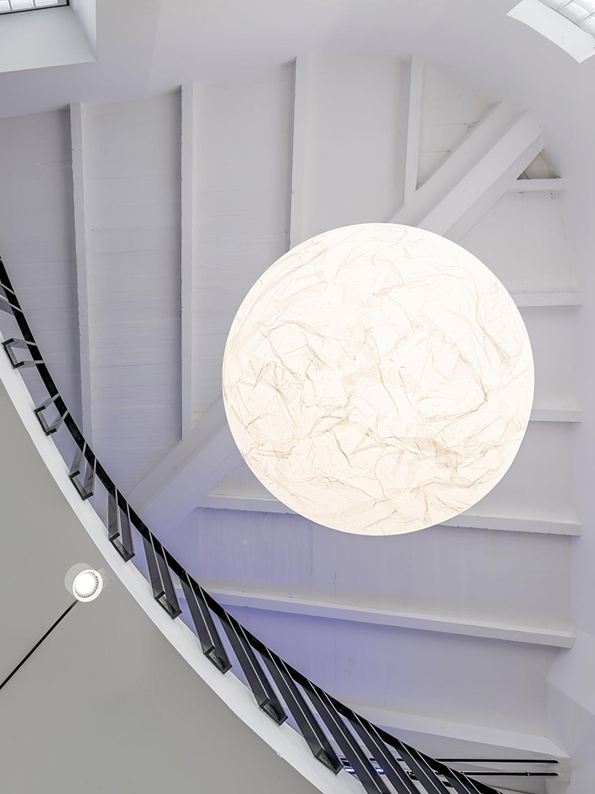 Globe Lampe Suspendue Minimaliste en Soie