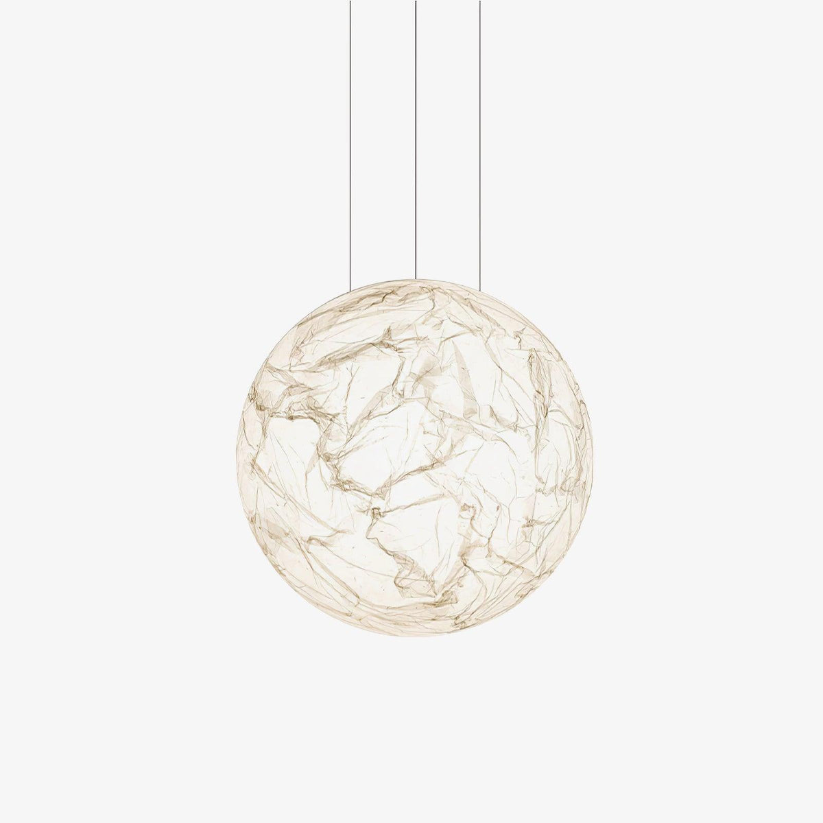 Globe Lampe Suspendue Minimaliste en Soie