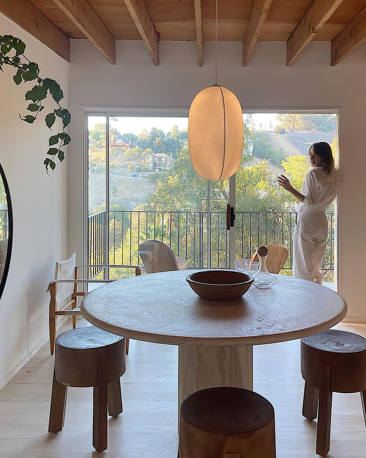Lumora Pendant Lamp-Neutral Decor