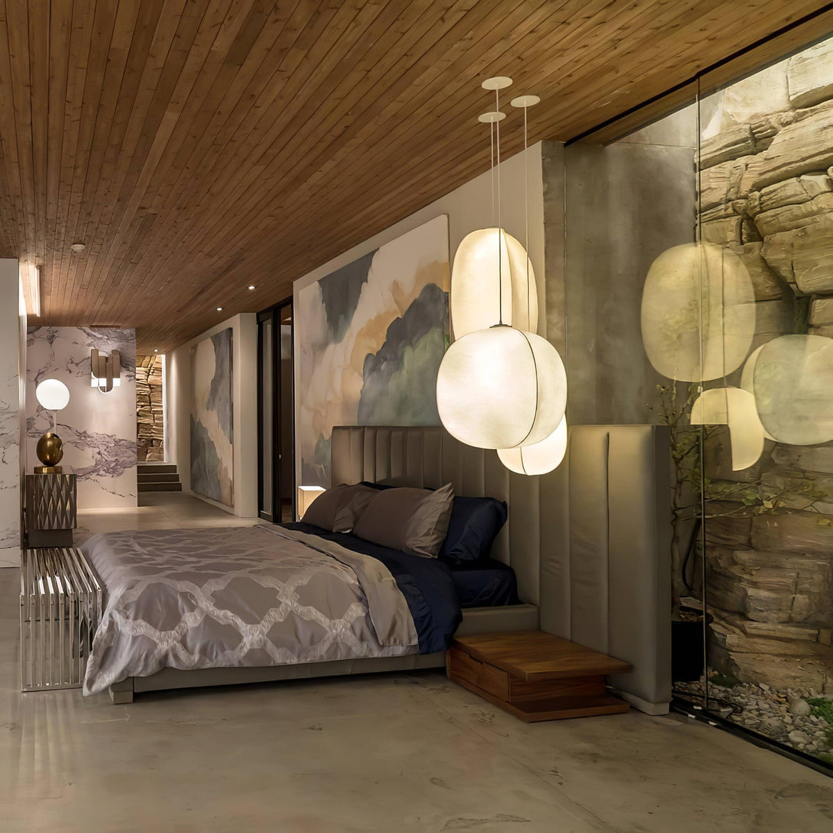 Lumora Pendant Lamp-Neutral Decor
