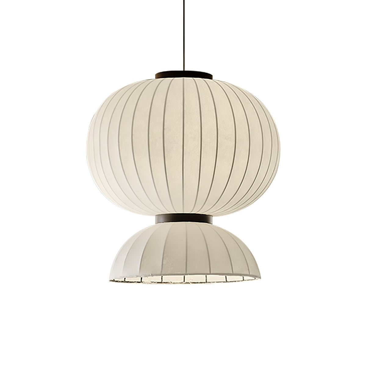 Cyriana Soie Lanterne Suspension Lumière