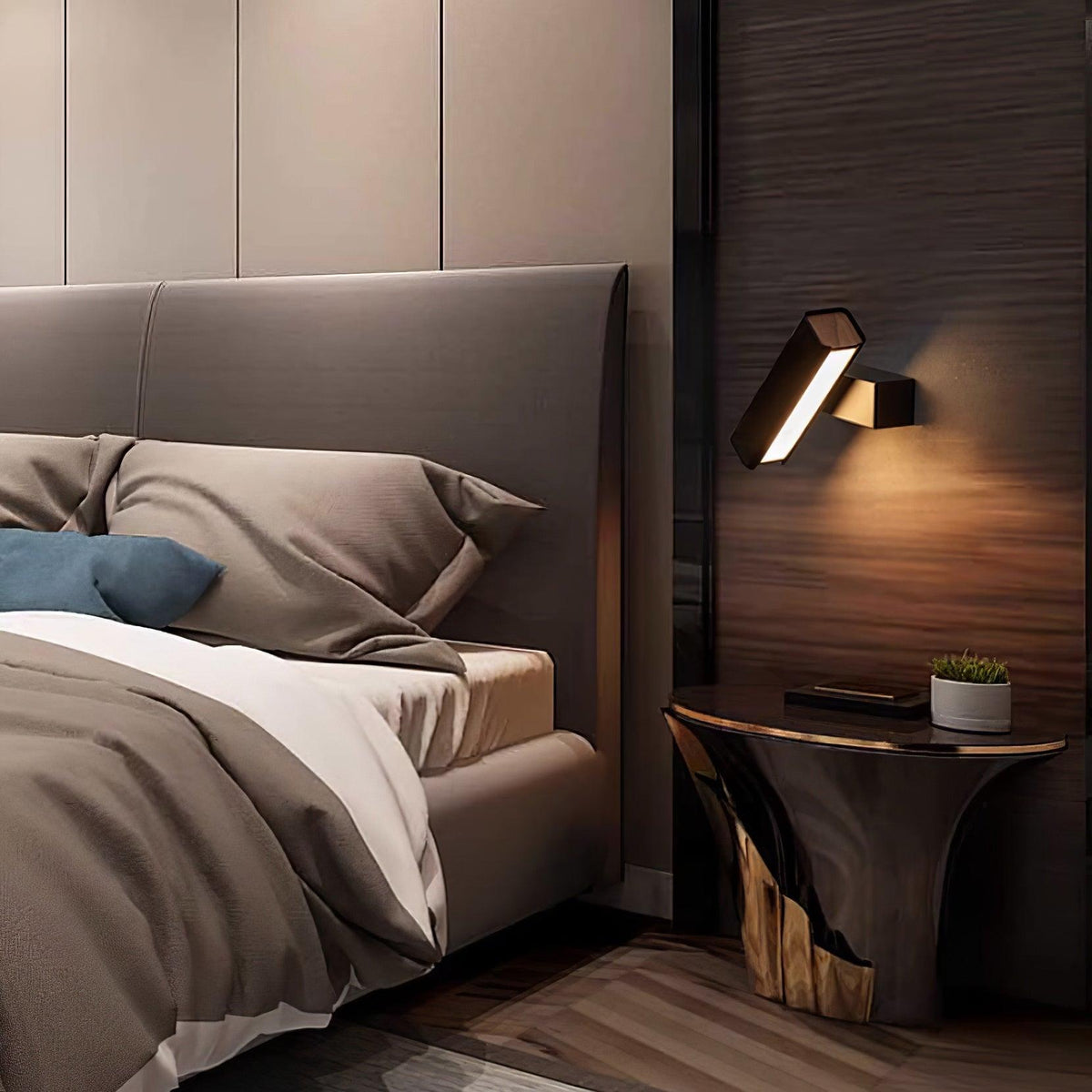 Wall Lamp Adjustable Aluminum Light for Bedroom and Living Room-Neutral Decor