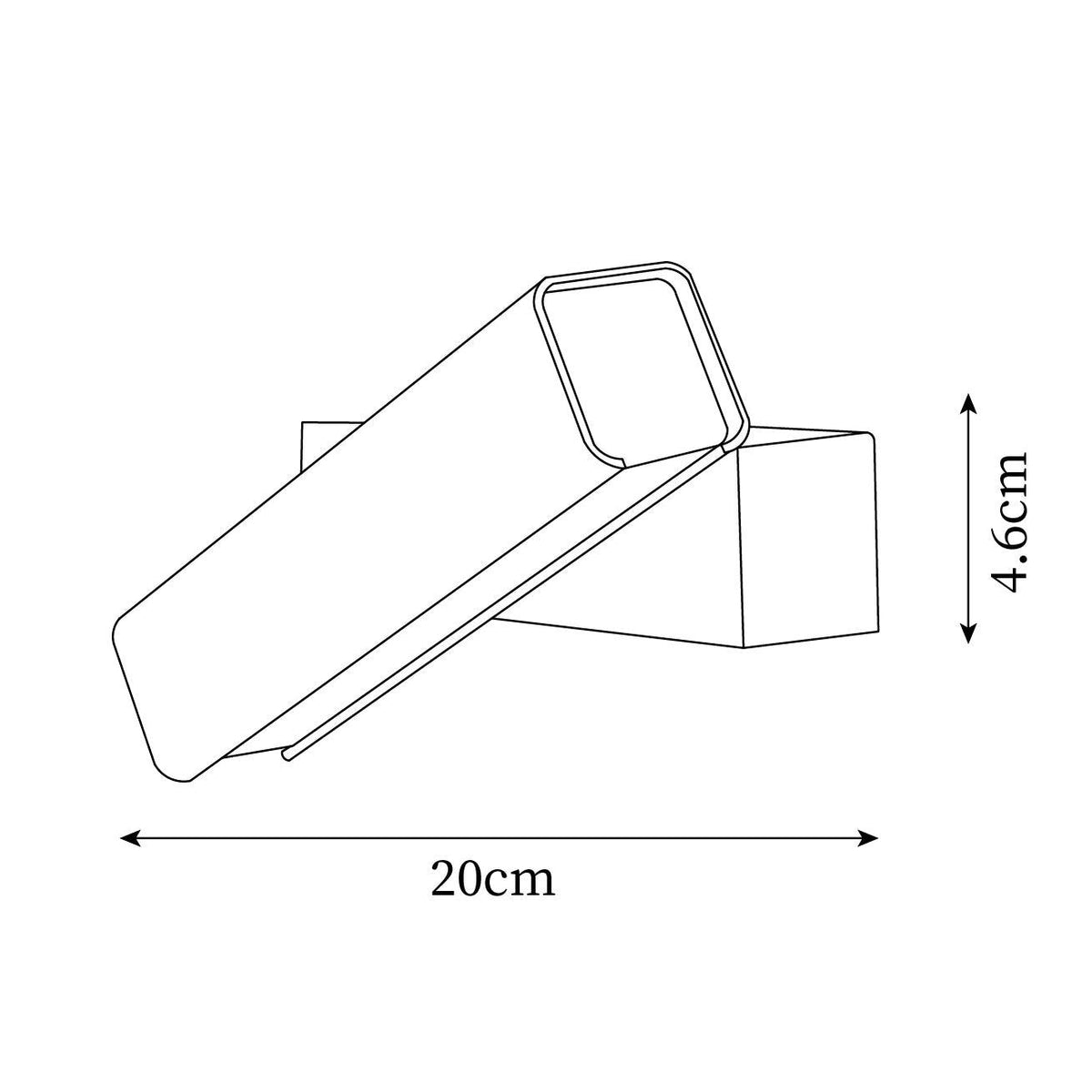 Wall Lamp Adjustable Aluminum Light for Bedroom and Living Room-Neutral Decor