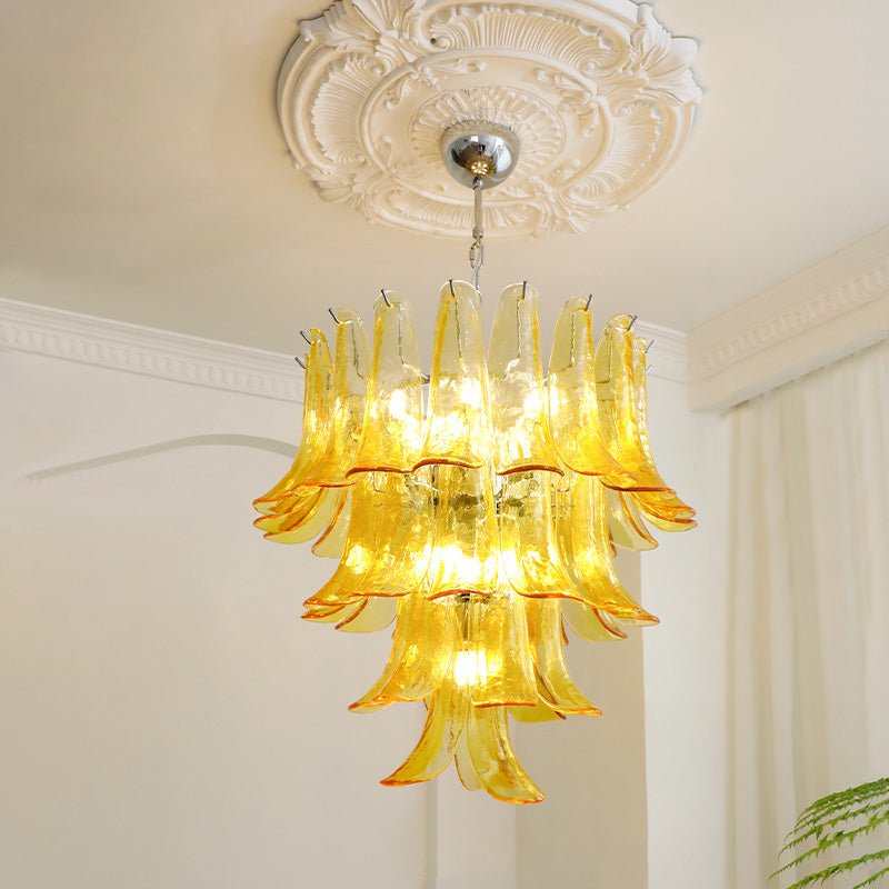 Arixon Lustre Pétales en Verre de Murano Vintage-Cielum