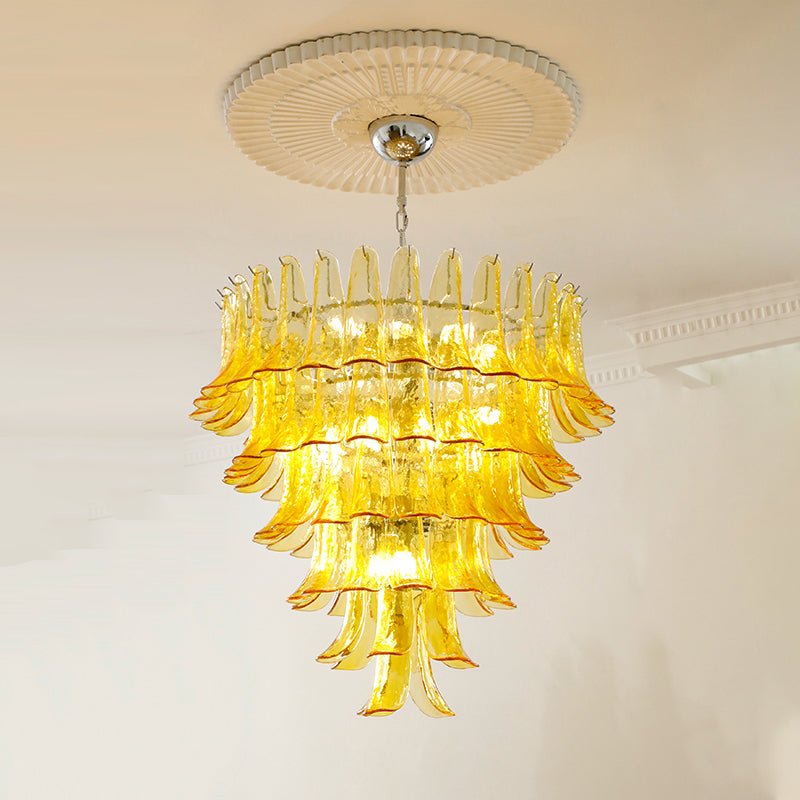 Arixon Lustre Pétales en Verre de Murano Vintage-Cielum