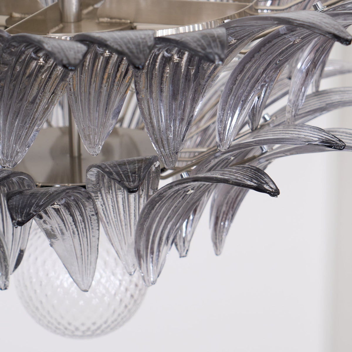 Velelle Le Lustre en Verre de Murano Clair
