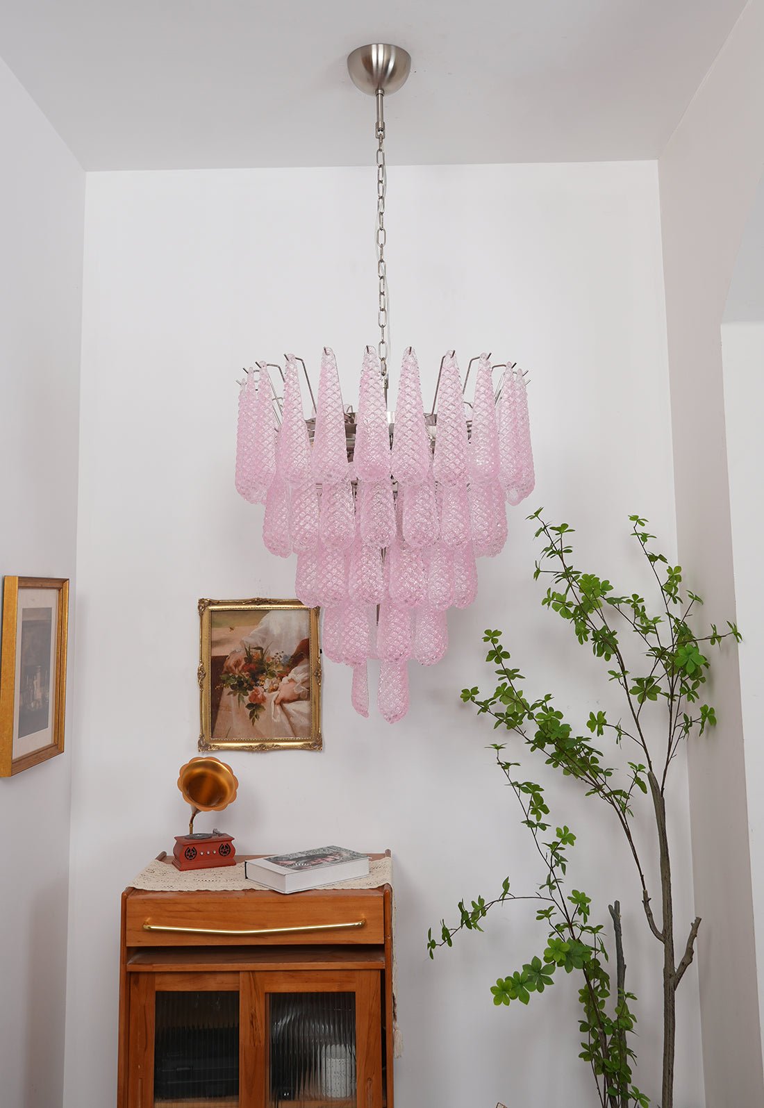 Sorenivia Lustre Rose Goutte Rosée Cascadant Romantique