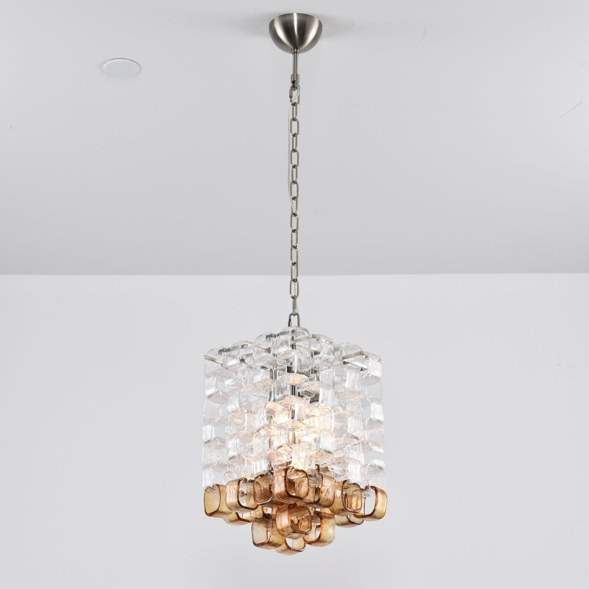 Valuna Lustre en Verre de Murano Géométrique