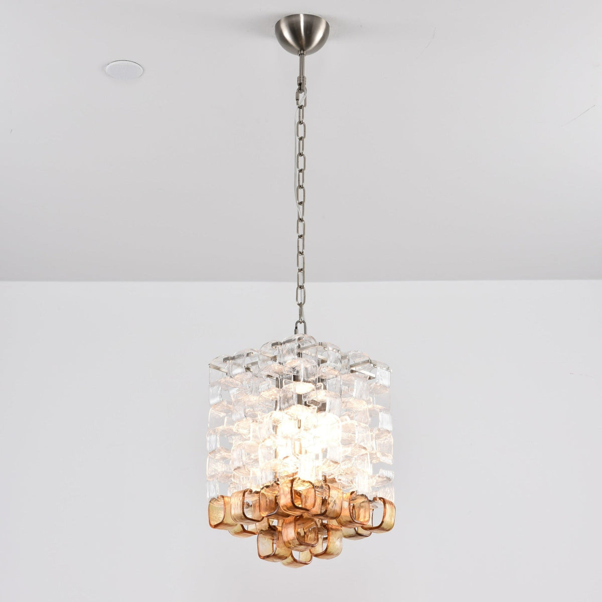 Valuna Lustre en Verre de Murano Géométrique