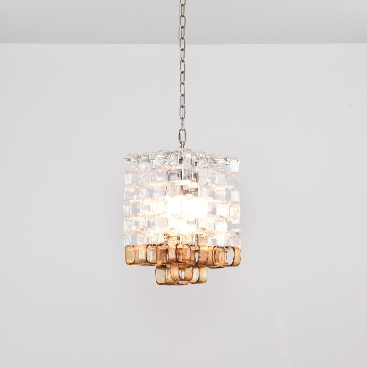 Valuna Lustre en Verre de Murano Géométrique