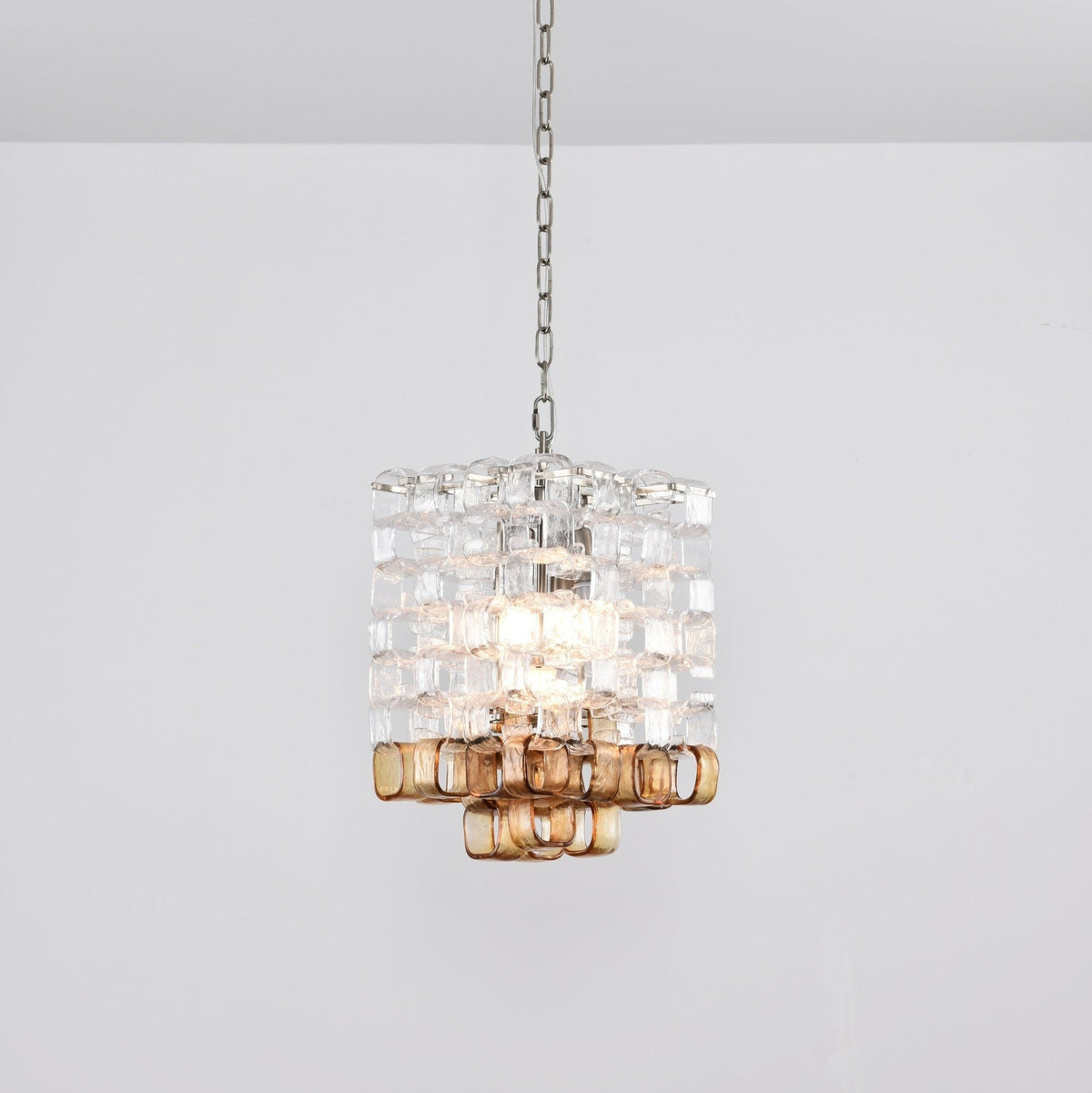 Valuna Lustre en Verre de Murano Géométrique