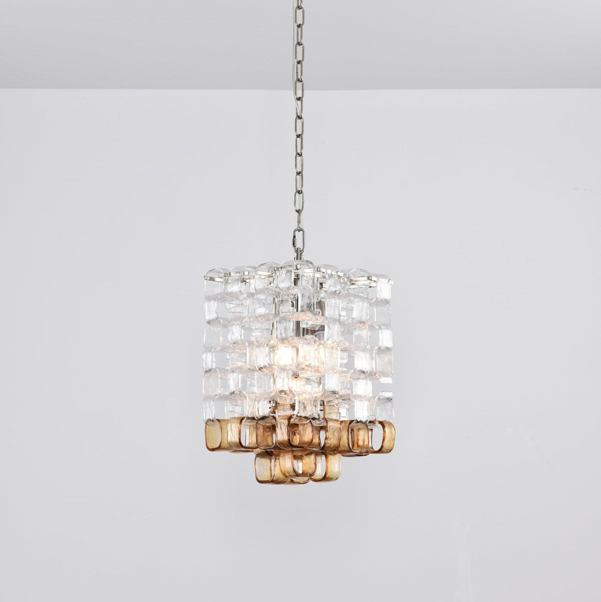 Valuna Lustre en Verre de Murano Géométrique