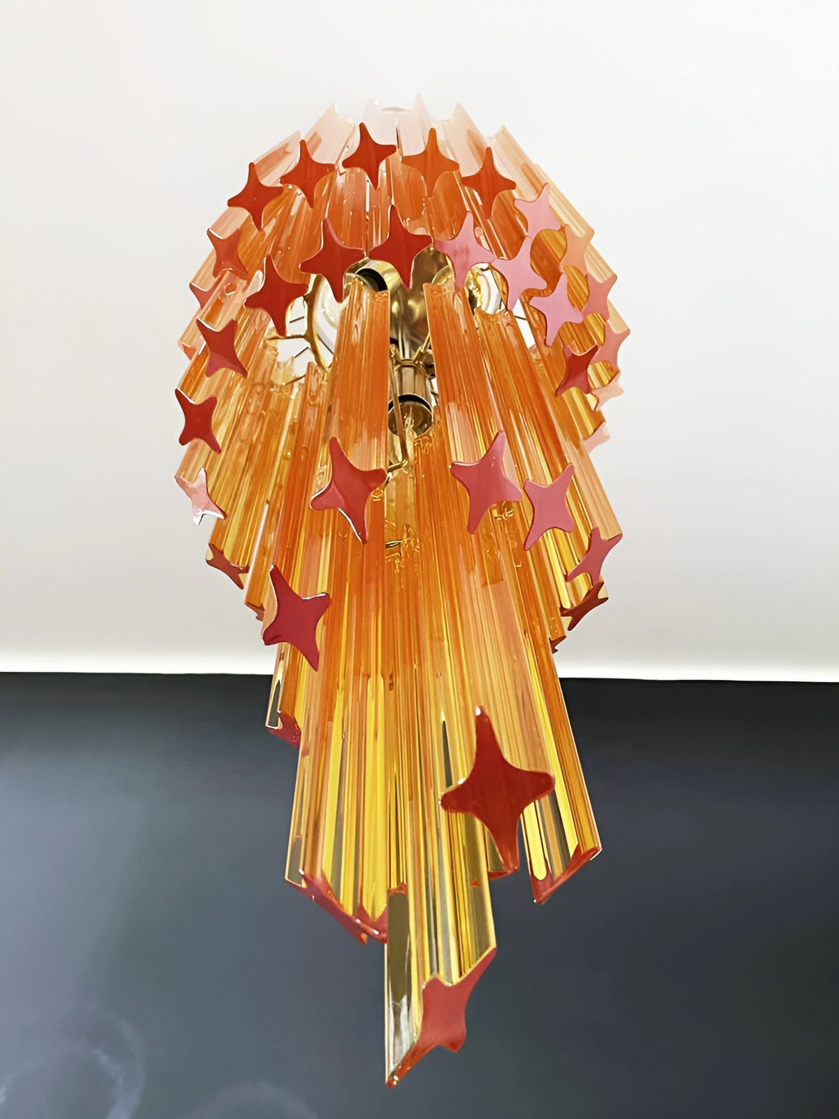 Rivena Lustre Spiral Prism Rose Superposé