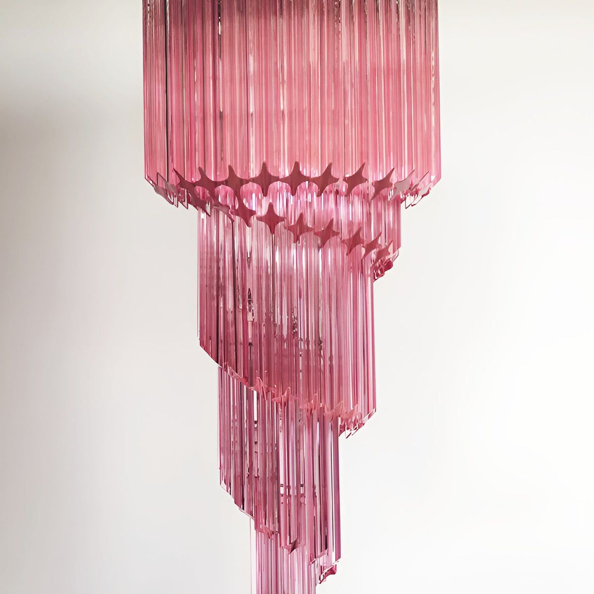 Rivena Lustre Spiral Prism Rose Superposé