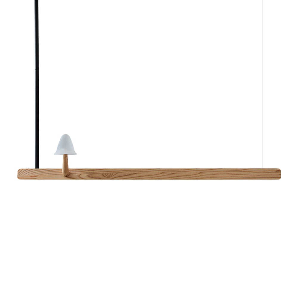 Thereva Lustre en Bois Minimaliste Moderne