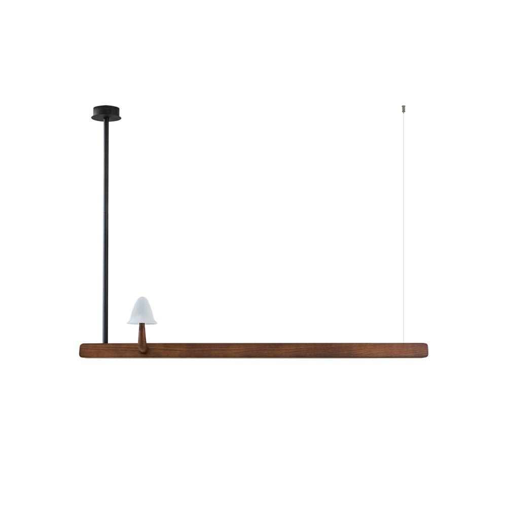 Thereva Lustre en Bois Minimaliste Moderne