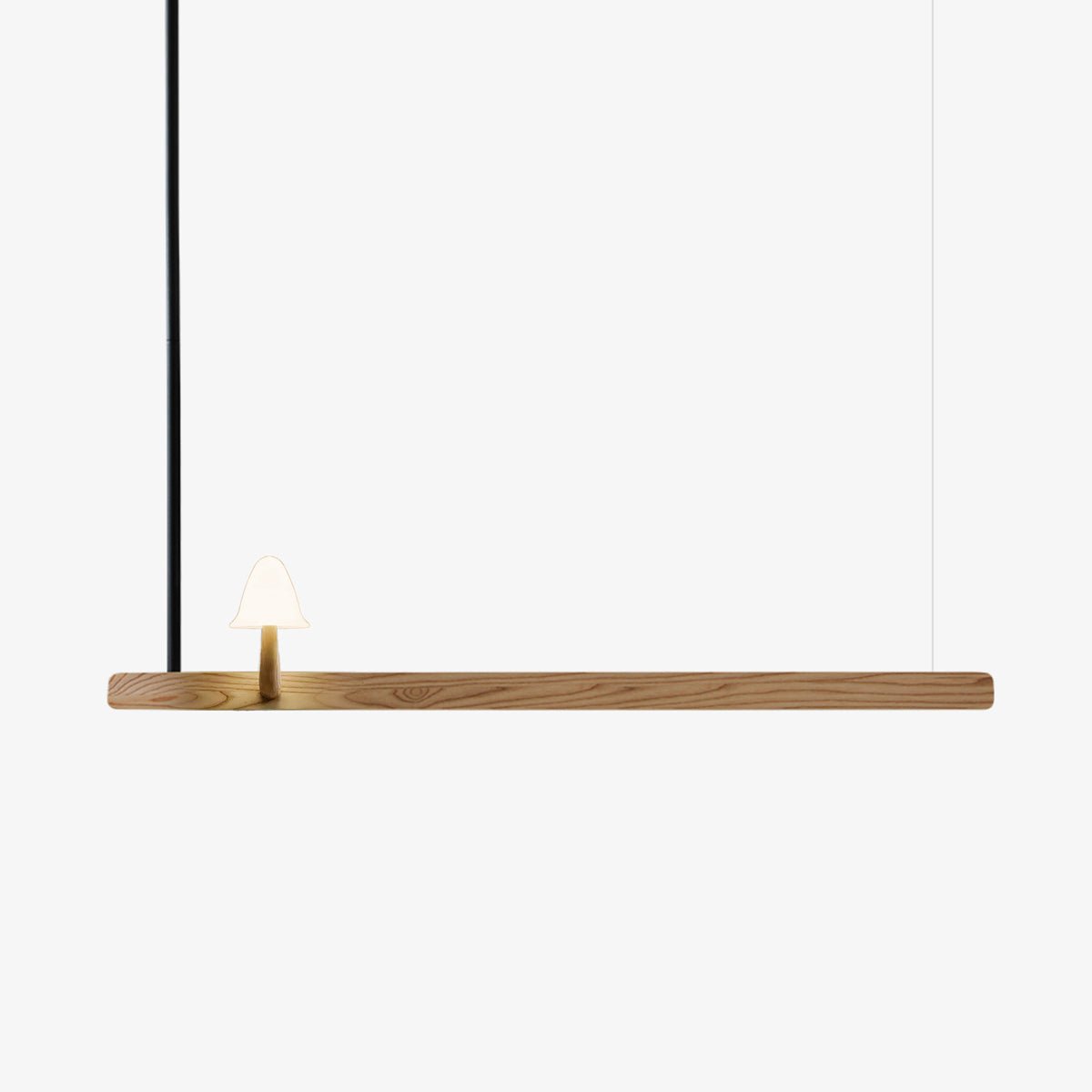 Thereva Lustre en Bois Minimaliste Moderne