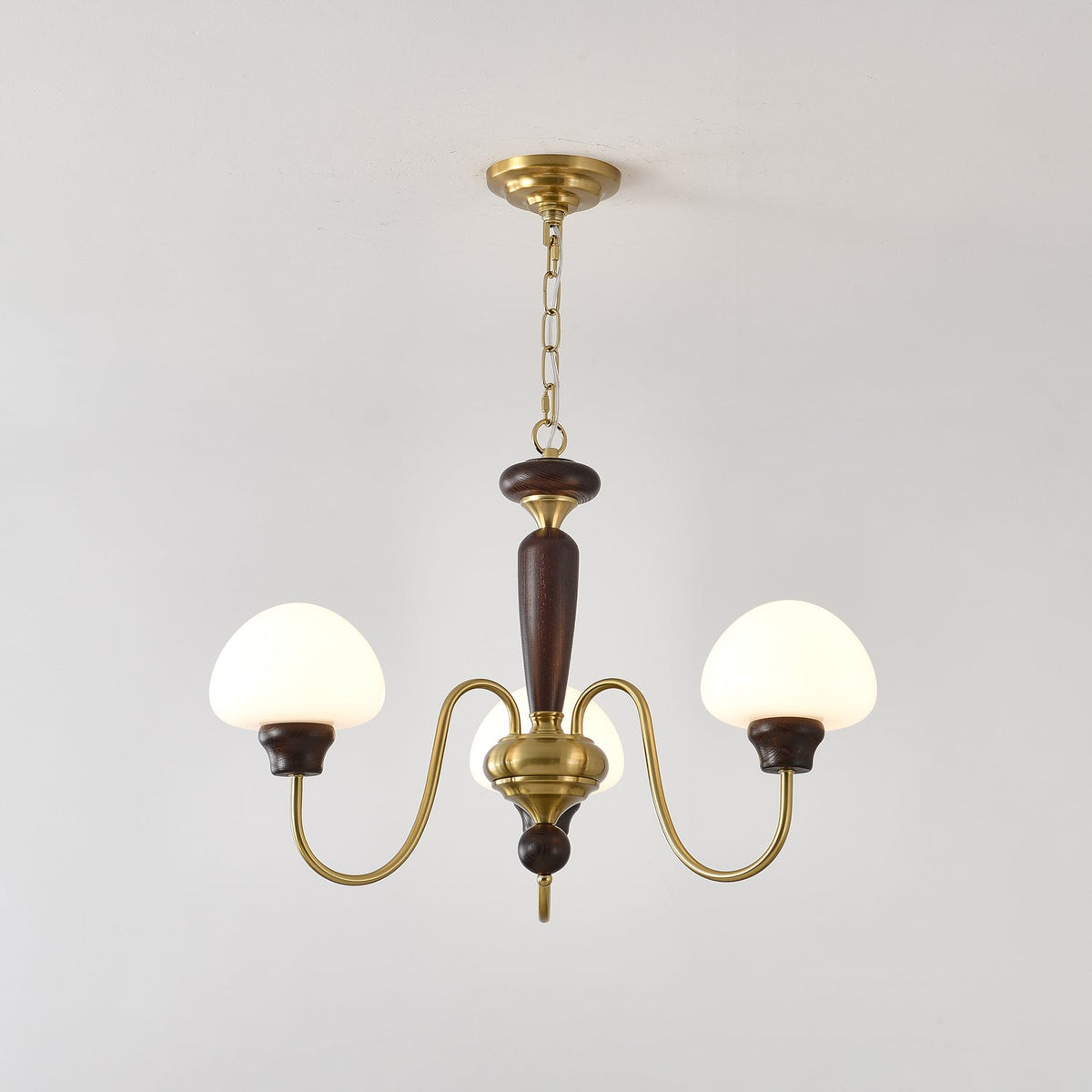 Iselise Lustre Laiton Bois Champignon Classique