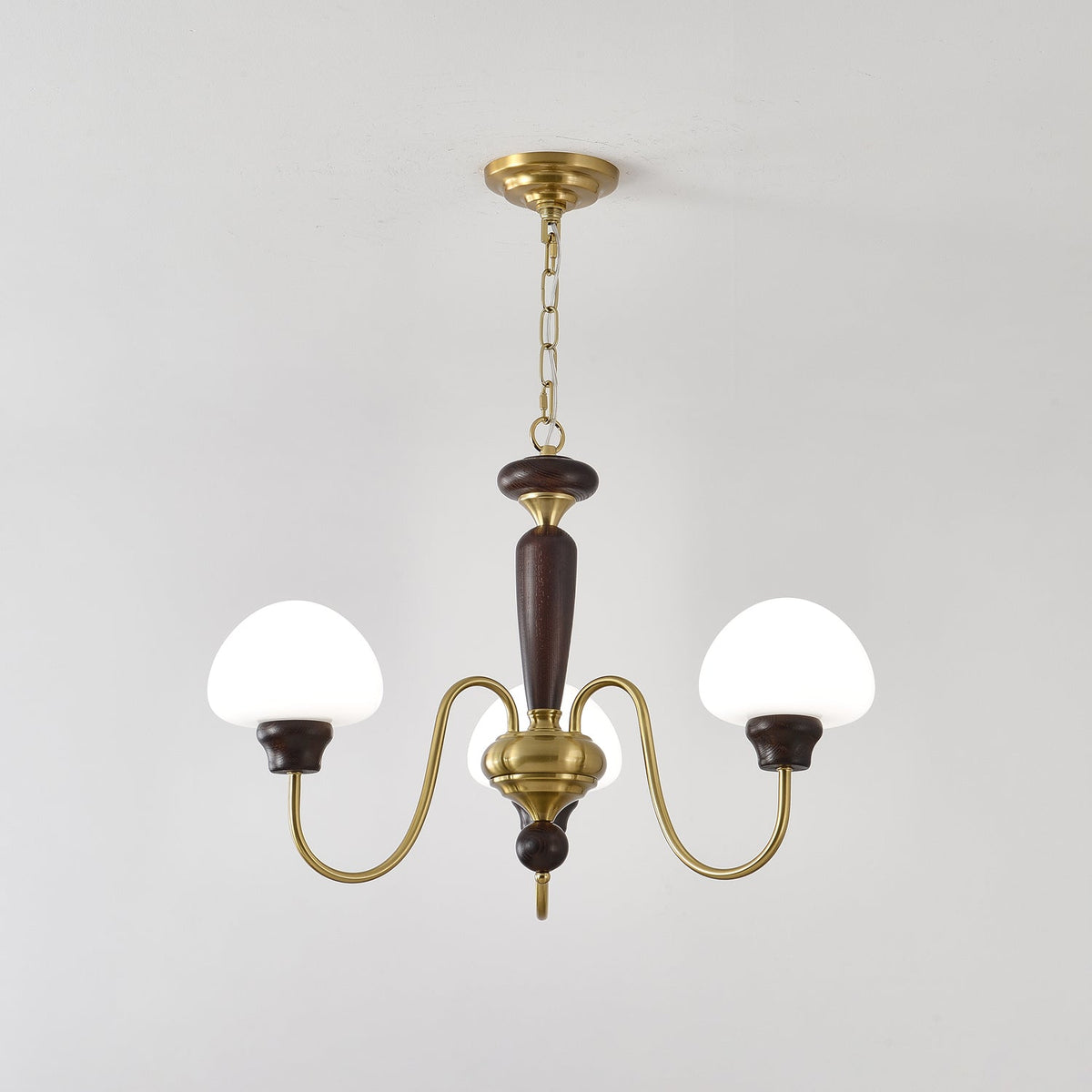 Iselise Lustre Laiton Bois Champignon Classique