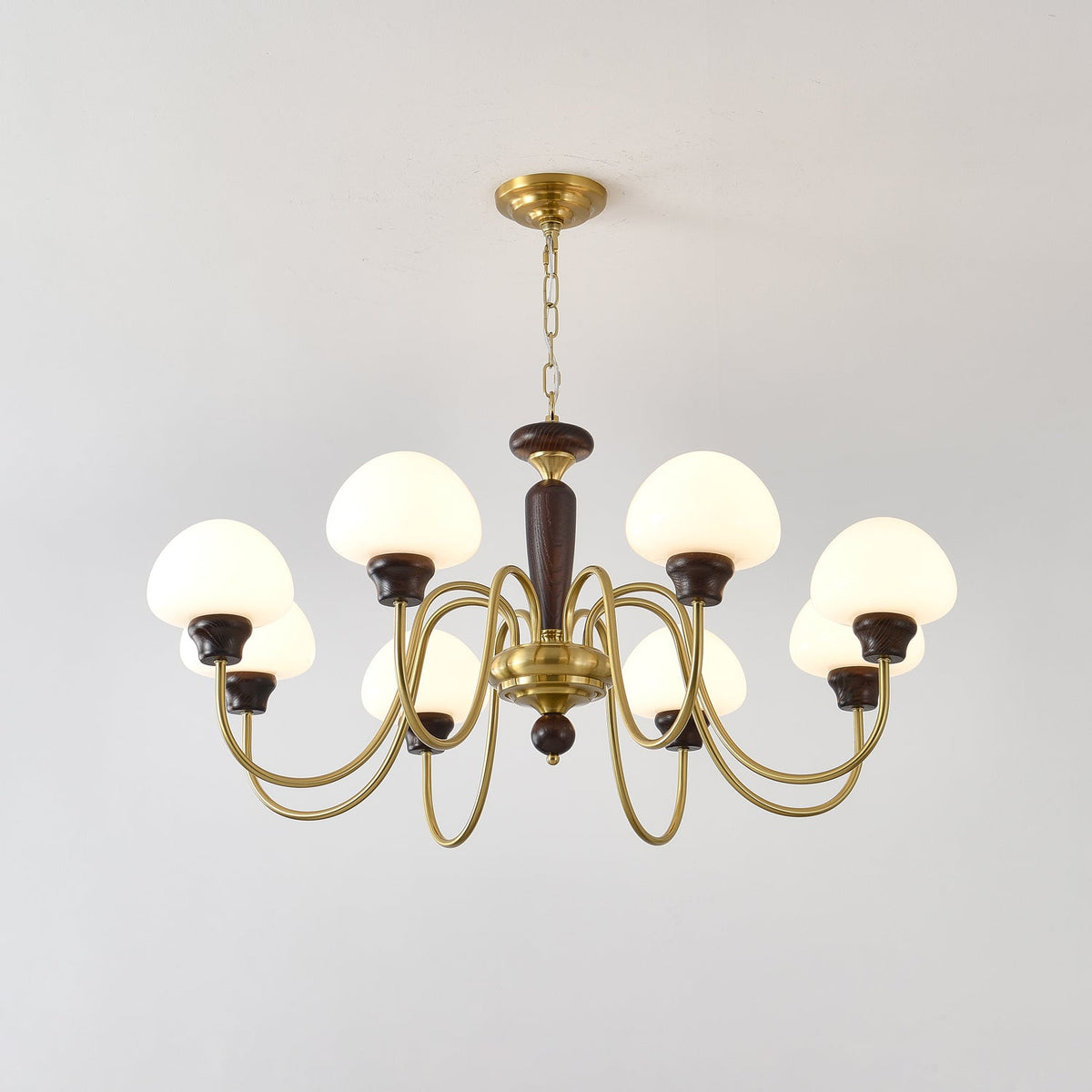 Iselise Lustre Laiton Bois Champignon Classique