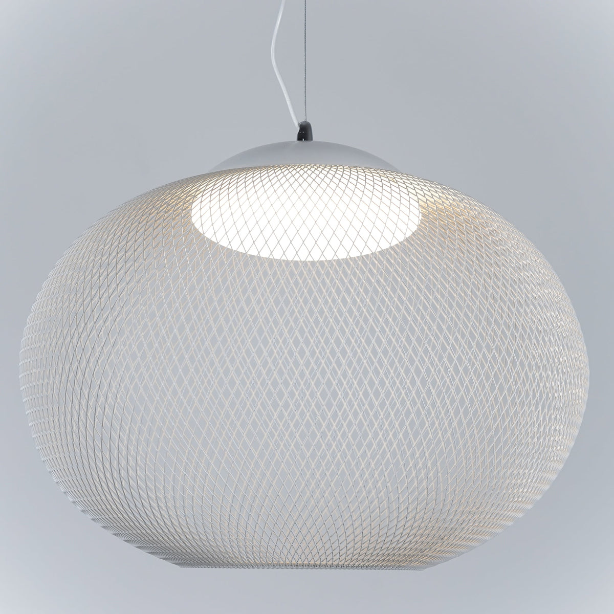 Viananne Suspension Lampe Maille Noire
