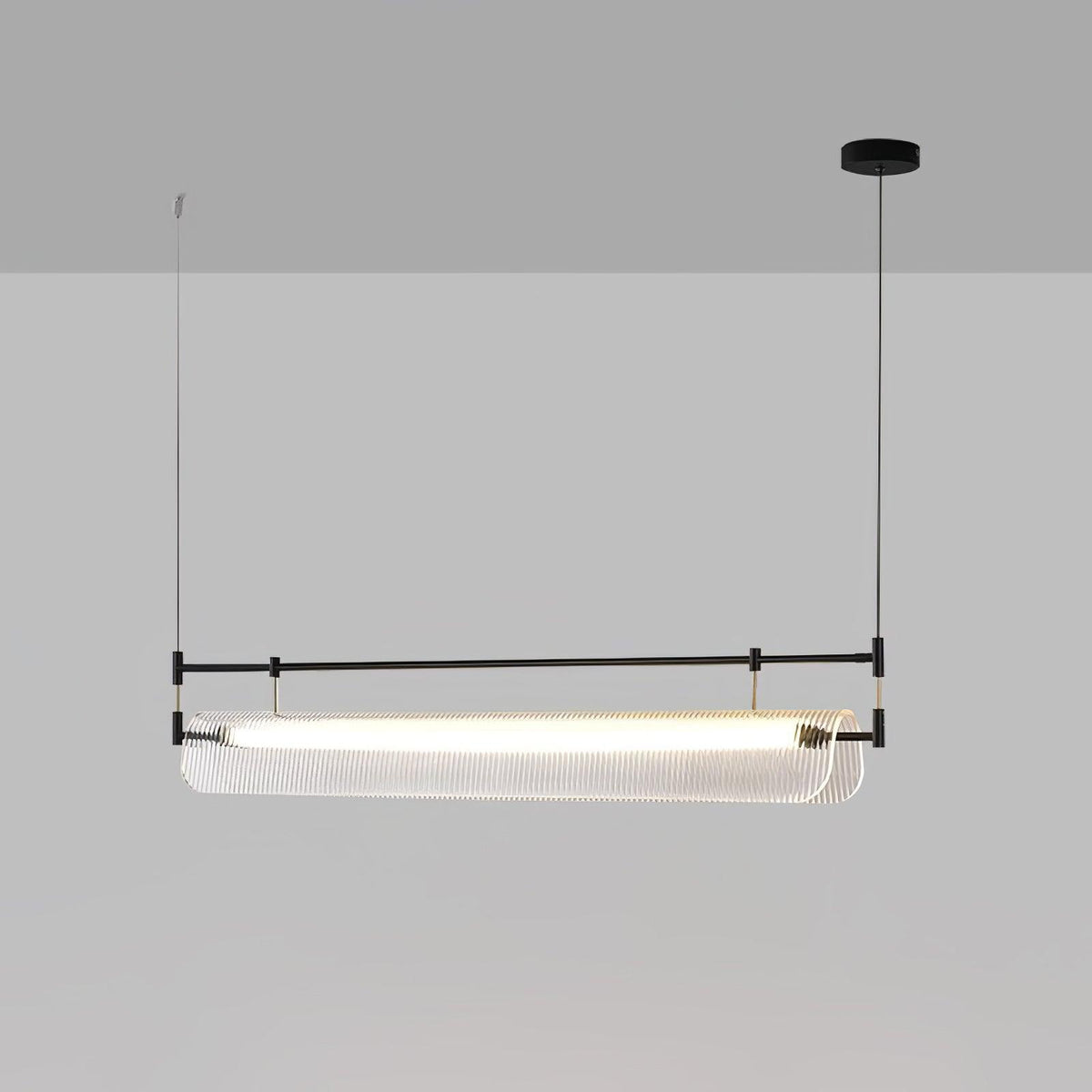 Zorista Lustre Linéaire en Acrylique Long