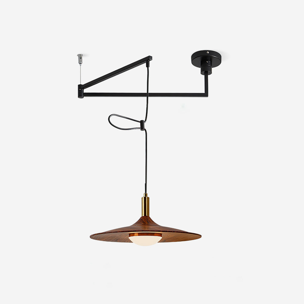 Veylo Adjustable Swing Arm Pendant Light-Neutral Decor