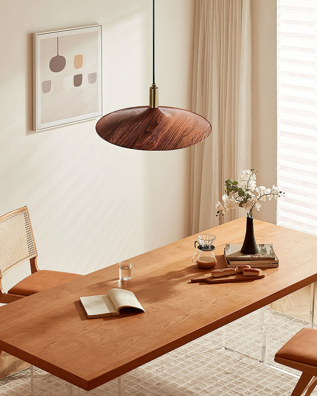 Veylo Adjustable Swing Arm Pendant Light-Neutral Decor