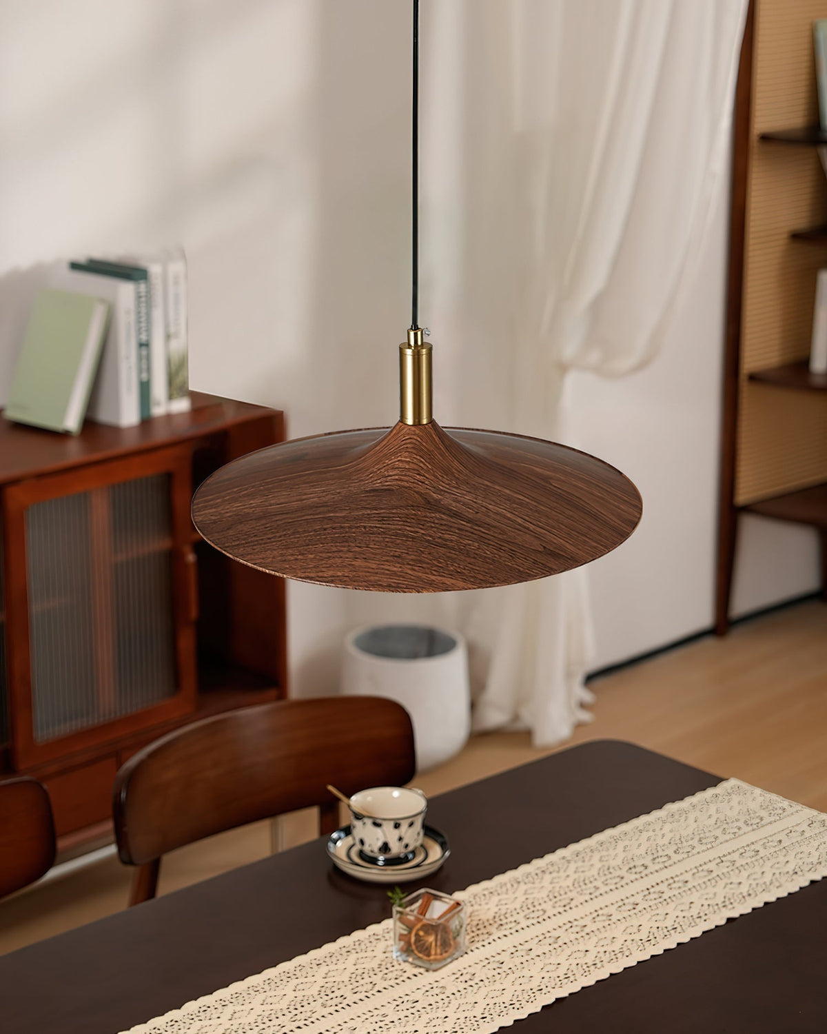Veylo Adjustable Swing Arm Pendant Light-Neutral Decor