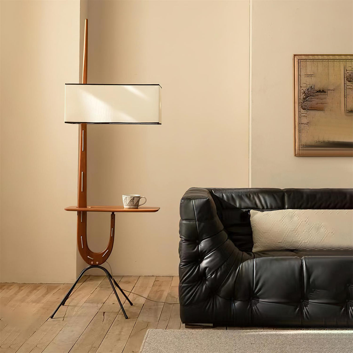 Lople Lampadaire en Bois