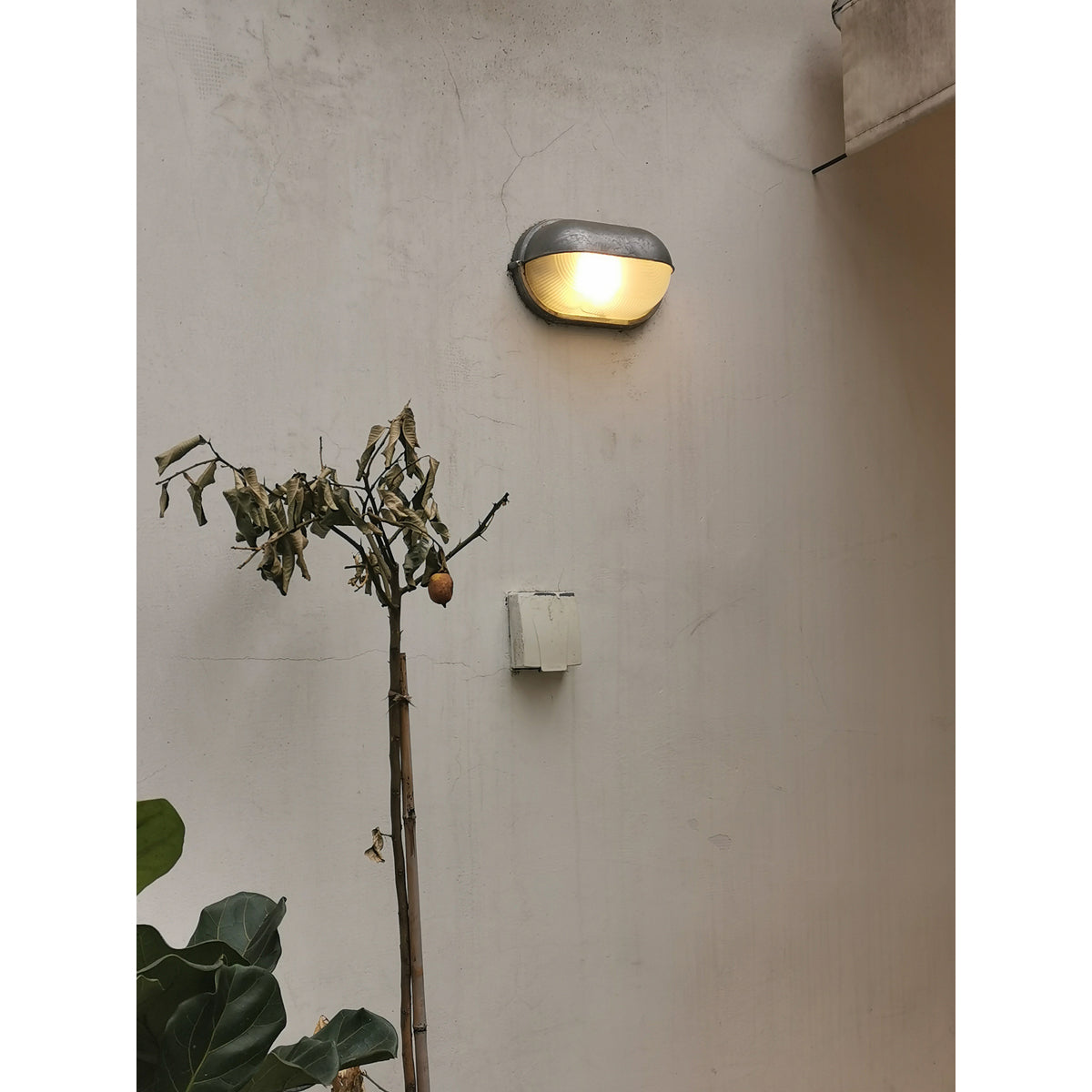 Kovivar Lampe Murale Vintage Industrielle en Métal pour l'Extérieur-Cielum