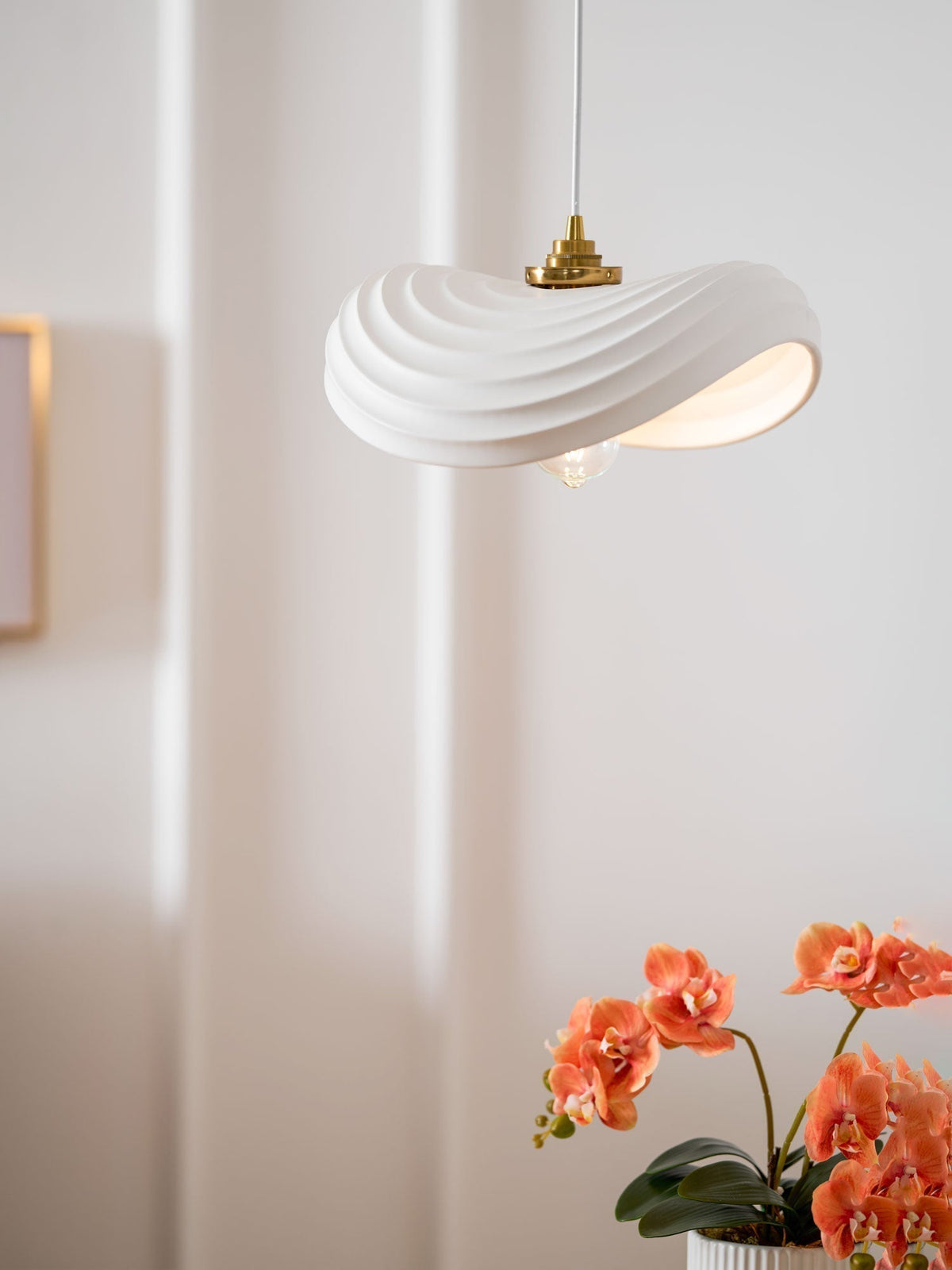 Lila Suspension Moderne en Résine