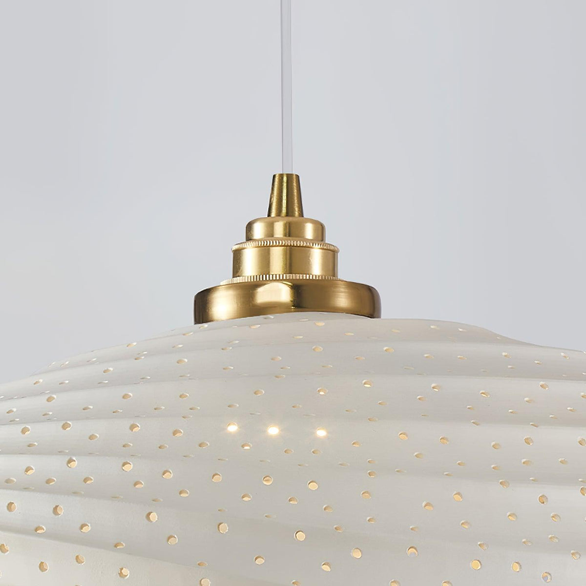 Lila Suspension Moderne en Résine
