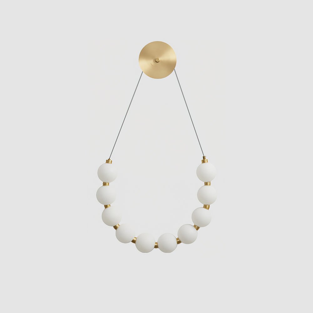 Linina Applique Murale Art Collier Anneau en Laiton