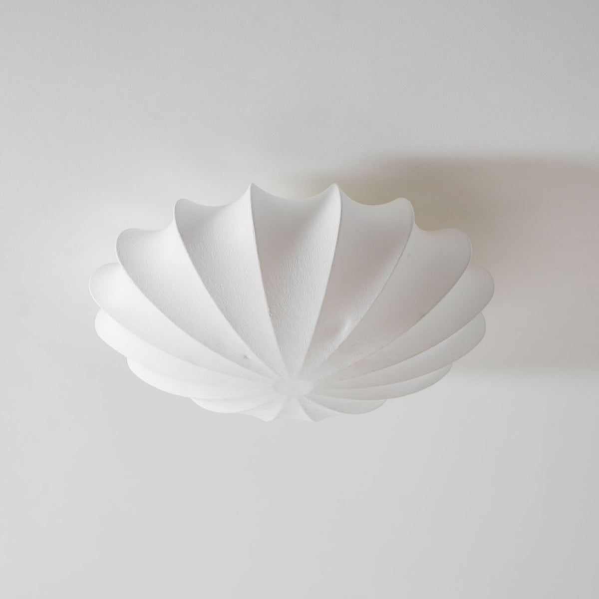 Zorenae Plafonnier Tissu Coquillage Sculptural Élégant