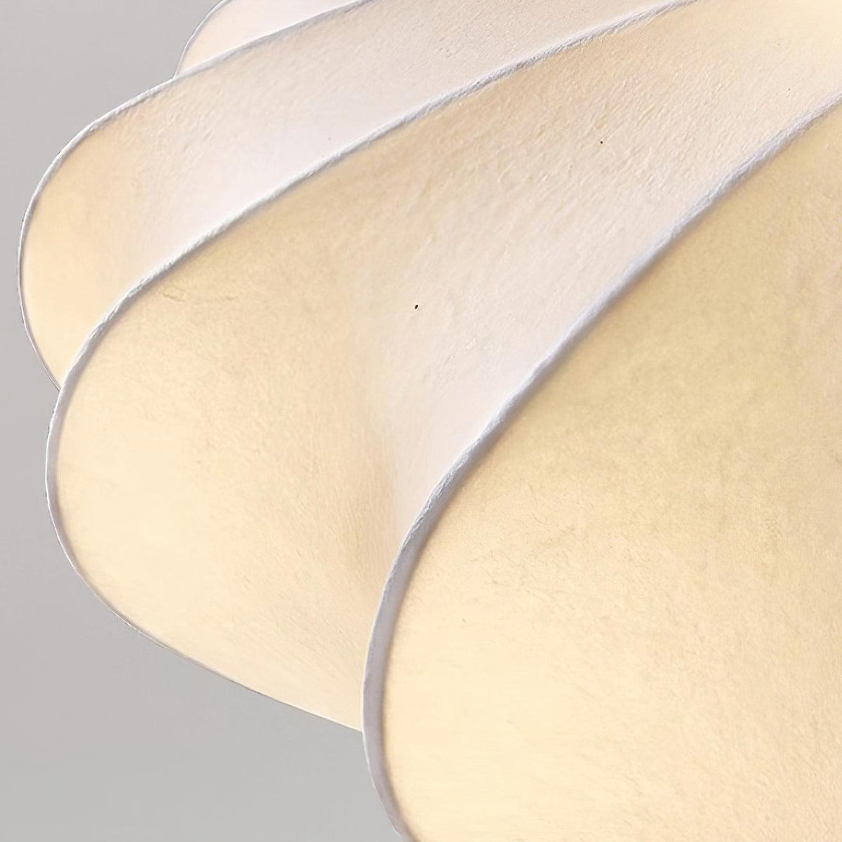 Zorenae Plafonnier Tissu Coquillage Sculptural Élégant