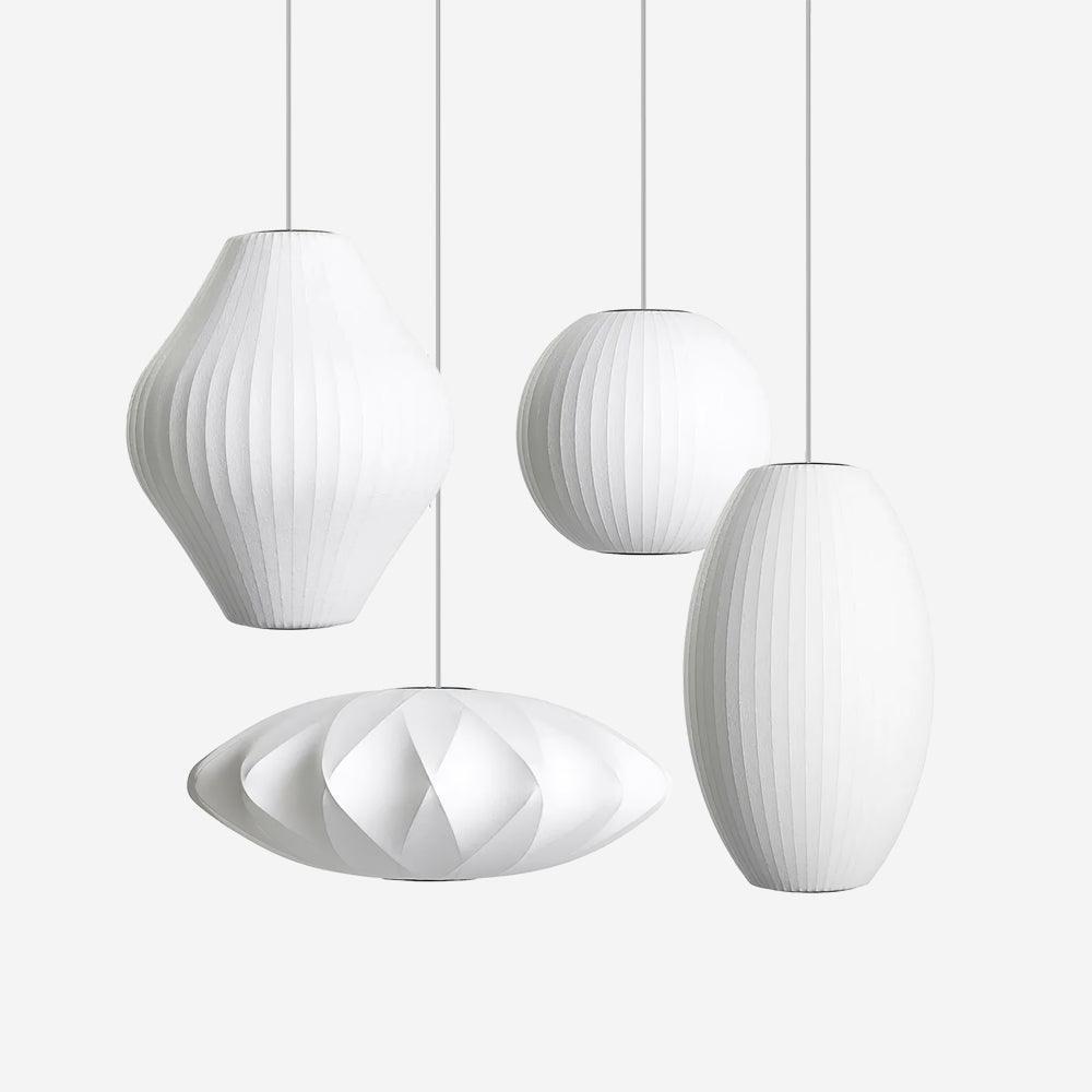 Alvaris White Modern Pendant Light-Neutral Decor