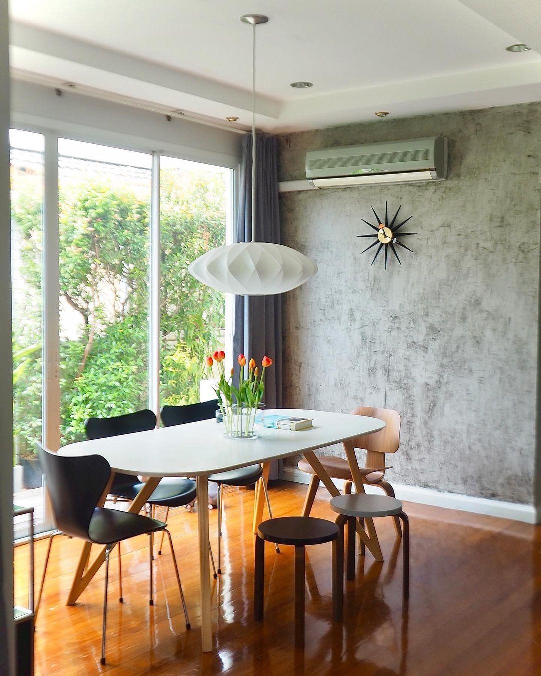 Alvaris White Modern Pendant Light-Neutral Decor