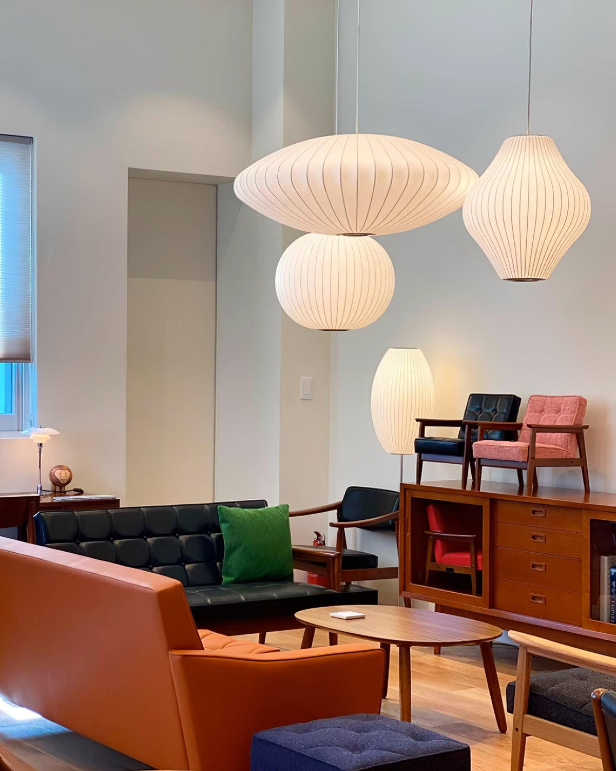Alvaris White Modern Pendant Light-Neutral Decor