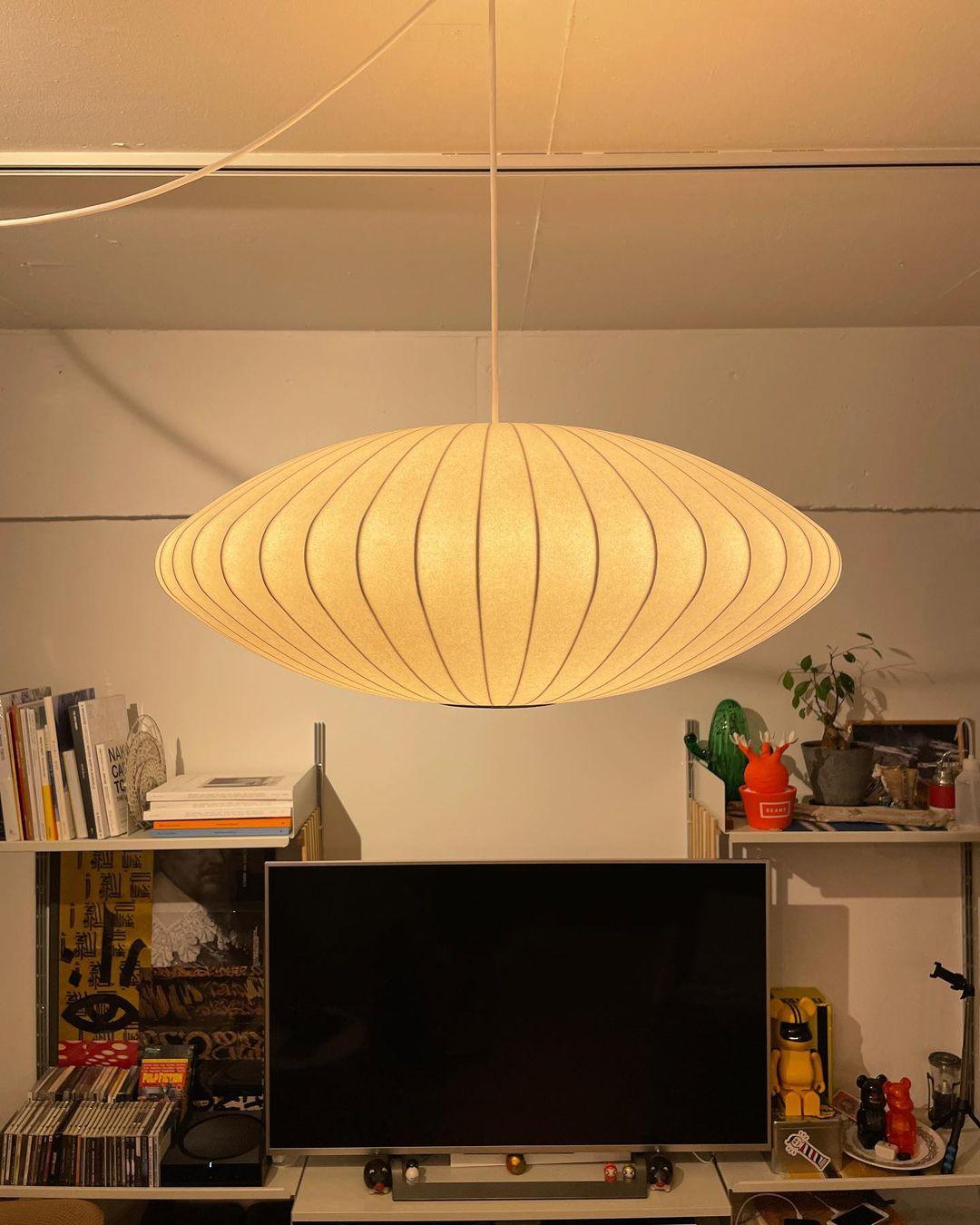 Wilara Suspension Lampe Bulle Géométrique