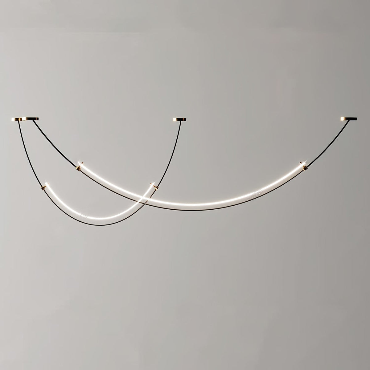 Zephira Suspension LED Courbée